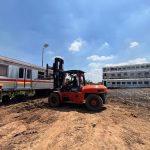 KAI Logistik Tangani Pemindahan dan Penataan 40 KRL Afkir ke TPSSK Pasirbungur. Foto : viralsumsel.com