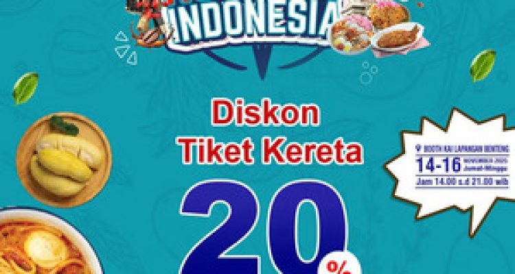 KAI Sumut Hadirkan Diskon 20 Persen untuk Tiket Kereta Eksekutif Jawa–Sumatera. Foto : viralsumsel.com