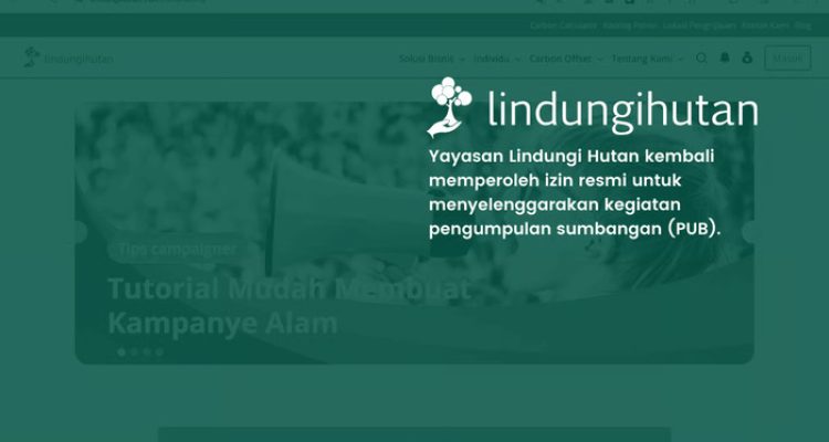 Kementerian Sosial Terbitkan Izin Pengumpulan Sumbangan untuk Program LindungiHutan 2025. Foto : viralsumsel.com