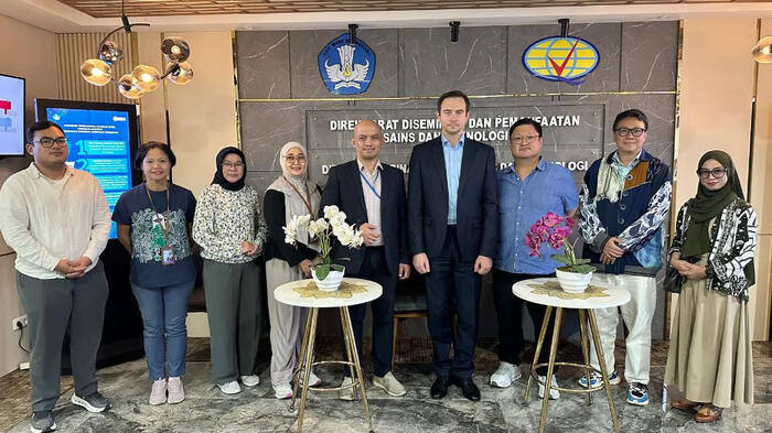 Kunjungan JSC Positive Technologies ke Kemendiktisaintek: Perkuat Kolaborasi Pengembangan Talenta Siber Nasional. Foto : viralsumsel.com