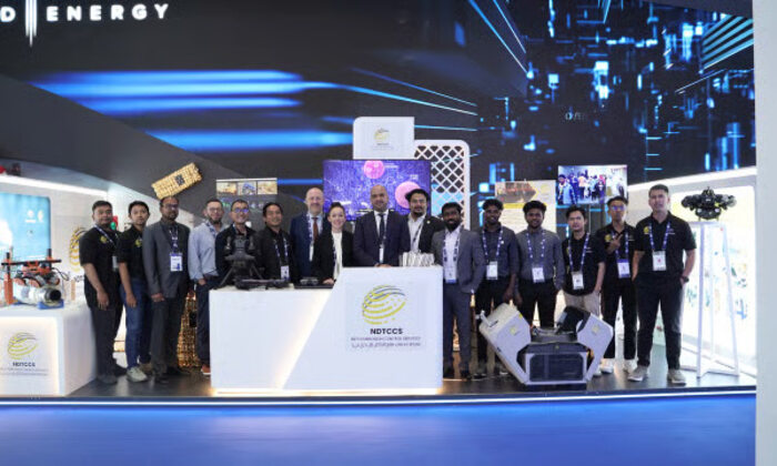 NDTCCS UAE dan Terra Drone Indonesia Tampilkan Inovasi Drone di ADIPEC 2025. Foto : viralsumsel.com
