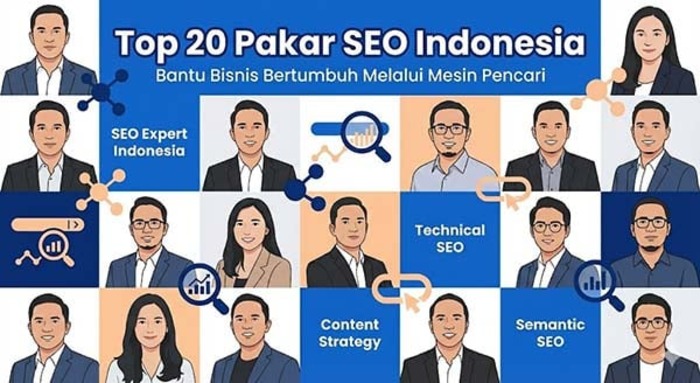 Profil 20 Pakar SEO Indonesia. Foto: viralsumsel.com