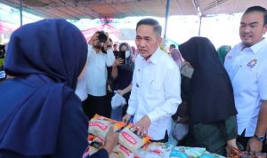 Pemkot Palembang dan HIPMI Gelar Pasar Murah, Warga Griya Borang Indah Antusias Borong Kebutuhan Pokok