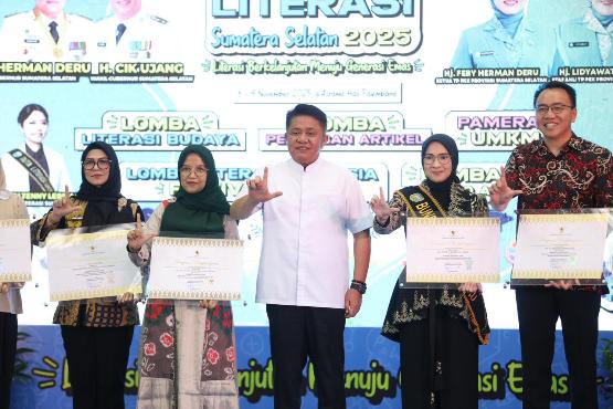 Buka Festival Literasi Sumsel 2025, Herman Deru Tegaskan Literasi sebagai Fondasi Peradaban Modern
