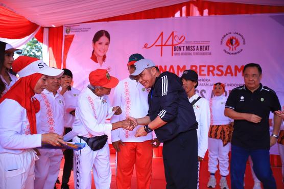 YJI Sumsel Rayakan HUT ke-44, Ajak Masyarakat Terus Bergerak Jaga Fungsi Jantung