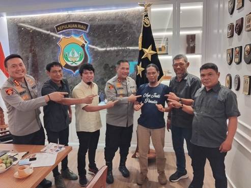 Kapolda Kepri Dukung JMSI Terbitkan Buku “Tolak Jadi Korban TPPO”