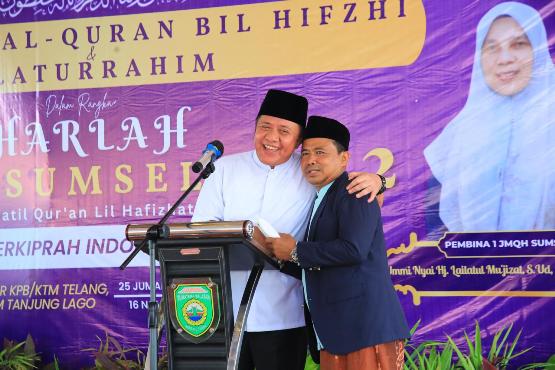 Gubernur Herman Deru Tegaskan Komitmen Penguatan Pendidikan Al-Qur’an di Harlah ke-2 JMQH Sumsel