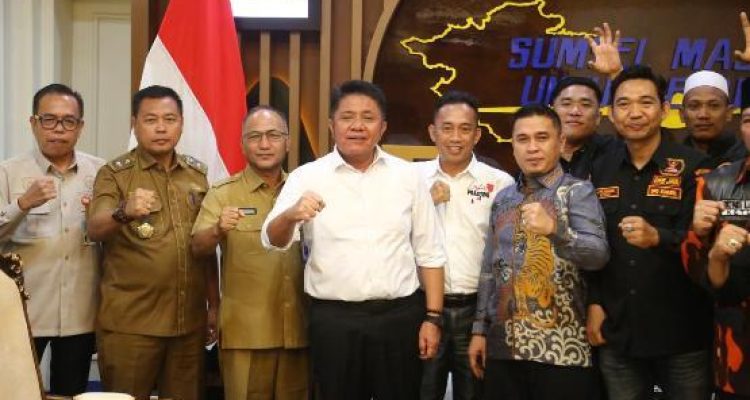 Gubernur Herman Deru Terima Koalisi Ormas Bersatu, Bahas Pengawasan dan Perizinan Tempat Hiburan di Sumsel