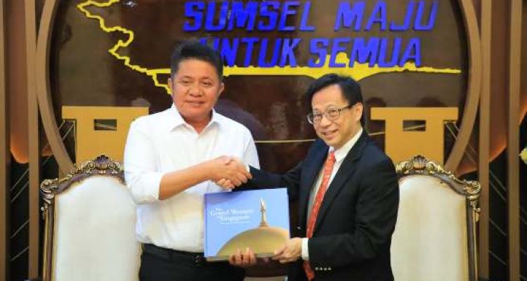 Gubernur Herman Deru dan Konsul Jenderal Singapura Bahas Penguatan Konektivitas Regional