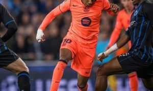 Yamal-Barcelona-Liga-Champions Barcelona Selamat dari Kekalahan dalam Laga Enam Gol Lawan Club Brugge