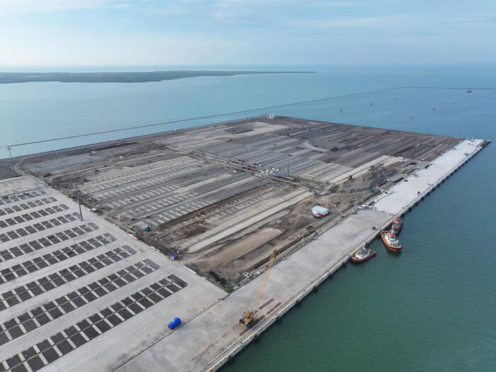 PTPP Percepat Pembangunan Infrastruktur Maritim Berkelas Dunia Proyek Pelabuhan Patimban. Foto: viralsumsel.com