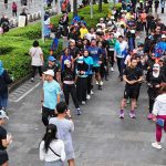 Sorak Sorai Fest Fun Run Resmi Dimulai, Bank Raya Hadirkan Rute Ikonik Berkeliling Indonesia di Taman Mini Indonesia Indah. Foto: viralsumsel.com