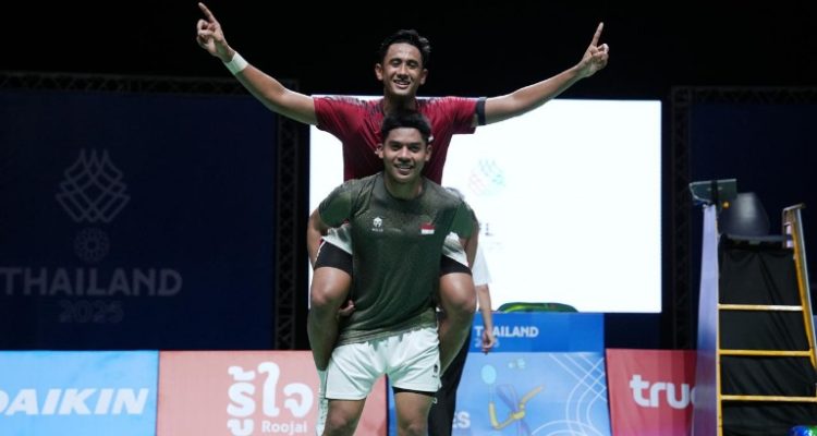 Tim Bulutangkis Indonesia Lampaui Target, Raih Tiga Emas di SEA Games 2025 Thailand