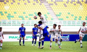 Gol Menit Akhir Persekat Tegal Bungkam Adhyaksa FC Banten di Serang