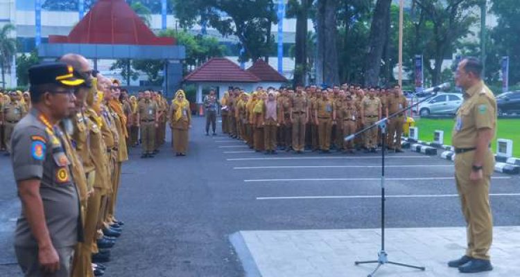 Apel Penutup Tahun Pemprov Sumsel, Sekda Soroti Capaian dan Tantangan