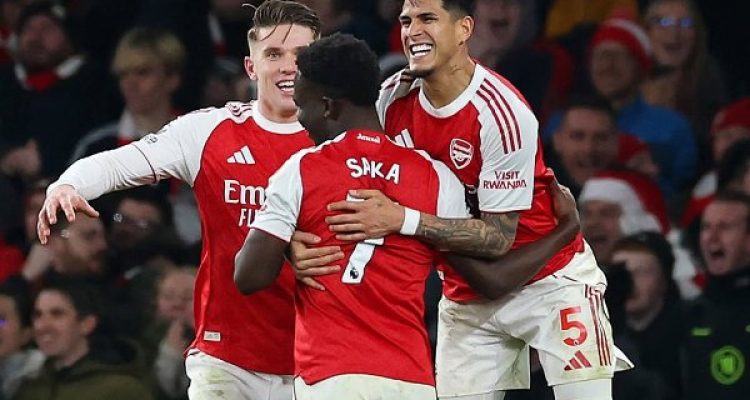 Arsenal Amankan Kemenangan Dramatis atas Wolves, Kokoh di Puncak Klasemen