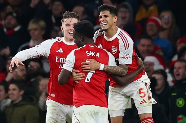 Arsenal Amankan Kemenangan Dramatis atas Wolves, Kokoh di Puncak Klasemen