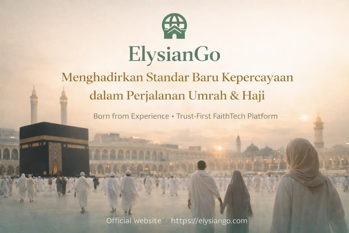 ElysianGo Hadir sebagai Platform Digital untuk Mendampingi Perjalanan Umrah dan Haji Secara Lebih Tenang dan Terarah. Foto: viralsumsel.com