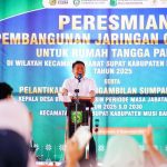 Herman Deru Resmikan Jaringan Gas Bumi untuk Ribuan Rumah Tangga di Babat Supat Muba