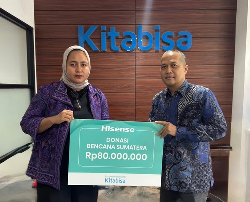 Bersama Kitabisa, Hisense Indonesia Salurkan Bantuan untuk Percepat Pemulihan Pasca Banjir di Sumatera. Sumber : VRITIMES.com