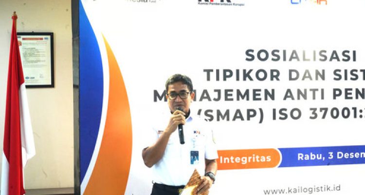 KAI Logistik Gelar Sosialisasi TIPIKOR dan SMAP. Foto : viralsumsel.com