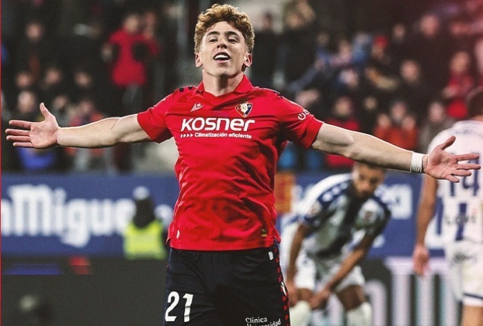 Osasuna Jauhi Zona Merah Usai Tumbangkan Levante 2-0 di El Sadar