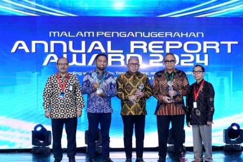 Bukit Asam Raih Juara I Kategori Perusahaan Go Publik Non Keuangan di Annual Report Awards 2024