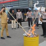 Polres Lahat Musnahkan Ratusan Gram Sabu dan Ganja, Ribuan Jiwa Diselamatkan dari Bahaya Narkoba