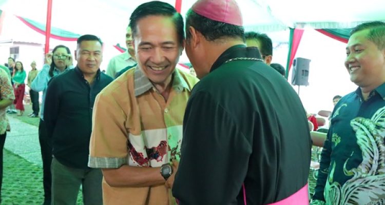 Silaturahmi Natal 2025, Ratu Dewa Kunjungi Keuskupan Agung Palembang, Perkuat Toleransi dan Kerukunan