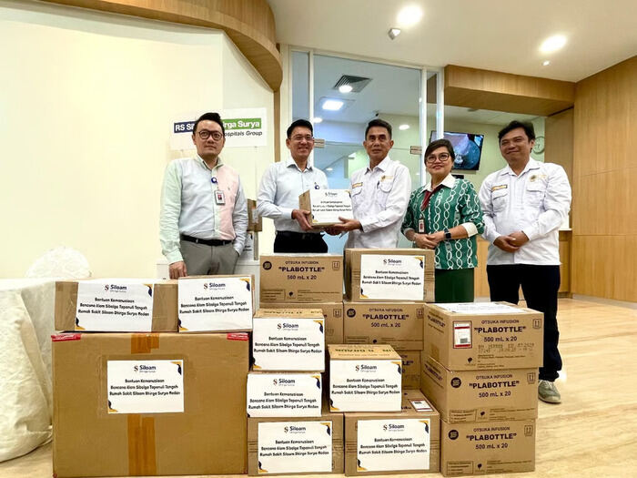 Siloam International Hospitals Peduli Bencana Sumatera, Kirim Obat, Alat Kesehatan, dan Tenaga Medis. Foto : viralsumsel.com