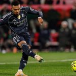 Real Madrid Selamat dari Kekalahan, Penalti Mbappé Gagalkan Kejutan Girona di Montilivi