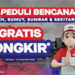 JNE Gratiskan Ongkir Bantuan untuk Korban Banjir dan Longsor di Aceh, Sumut, dan Sumbar