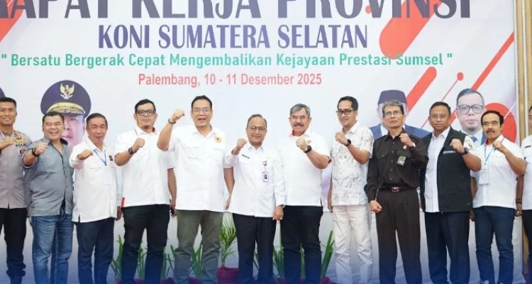 Rakerprov KONI Sumsel 2025 Resmi Dibuka, Pemerintah Dorong Penguatan Pembinaan Olahraga Prestasi