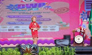 DWP Kota Palembang Raih Juara Harapan III Lomba Baju Adat HUT DWP ke-26 Sumsel