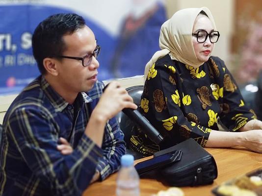 Dr Hilmin dari akademisi menjadi narasumber pada acara Sosialisasi 4 Pilar MPR RI. 