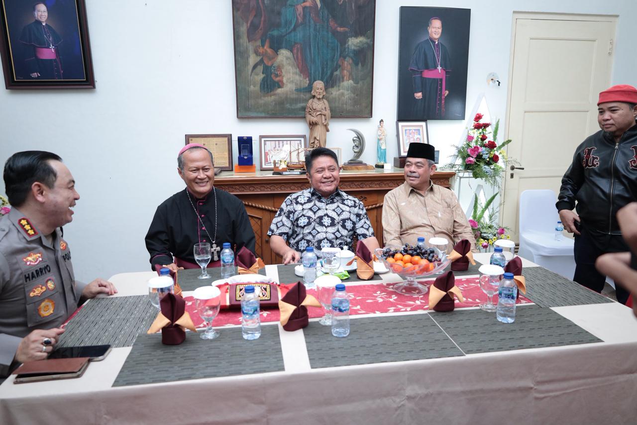 Herman Deru Safari Natal 2025, Tegaskan Sumsel Rumah Besar Keberagaman dan Toleransi