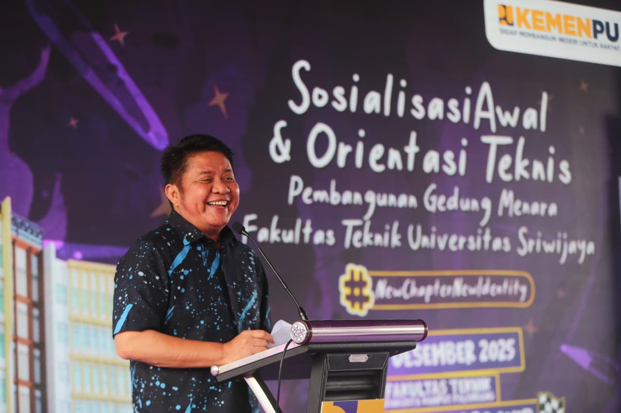 Pembangunan Menara Fakultas Teknik UNSRI Dimulai, Herman Deru Tegaskan Pendidikan Pilar Utama Peradaban