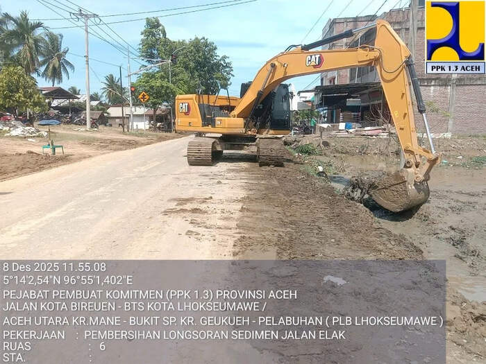 Kementerian PU Terus Pulihkan Konektivitas Jalan Nasional di Aceh, Target Fungsional Bertahap Desember 2025. Foto: viralsumsel.com