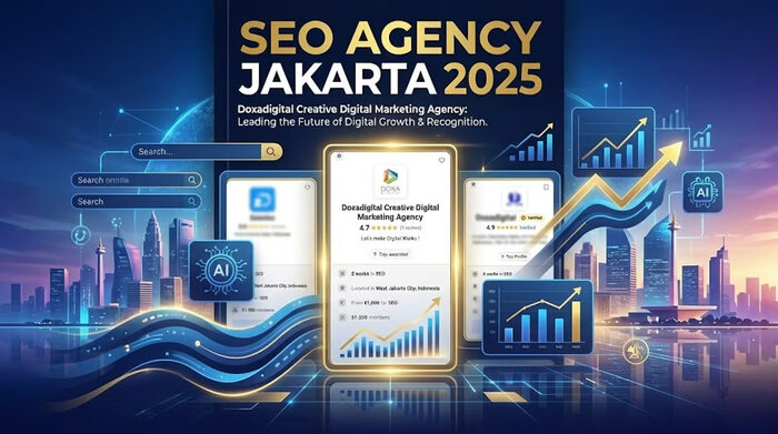 Doxadigital Masuk Daftar Rekomendasi SEO Agency Jakarta 2025 versi Sortlist dan Clutch. Foto: viralsumsel.com