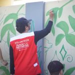 BINUS @Malang Percantik Pesona Aji Saptorenggo Lewat Program Mural Kolaboratif BINUSIAN Plants Hope. Foto: viralsumsel.com