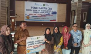 Bank Sumsel Babel Salurkan CSR untuk UMKM Prabumulih, Dorong Kebangkitan Pasar PTM I