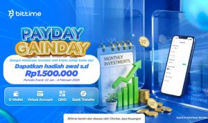 Bittime PayDay GainDay, Manfaatkan Momen Gajian untuk Memaksimalkan Potensi Investasi Aset Kripto Pengguna. Foto: viralsumsel.com Bittime PayDay GainDay, Manfaatkan Momen Gajian untuk Memaksimalkan Potensi Investasi Aset Kripto Pengguna. Foto: viralsumsel.com