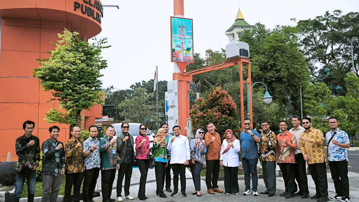 Drone Menjadi Bagian Smart Pole Pemkab Sumedang. Foto : viralsumsel.com
