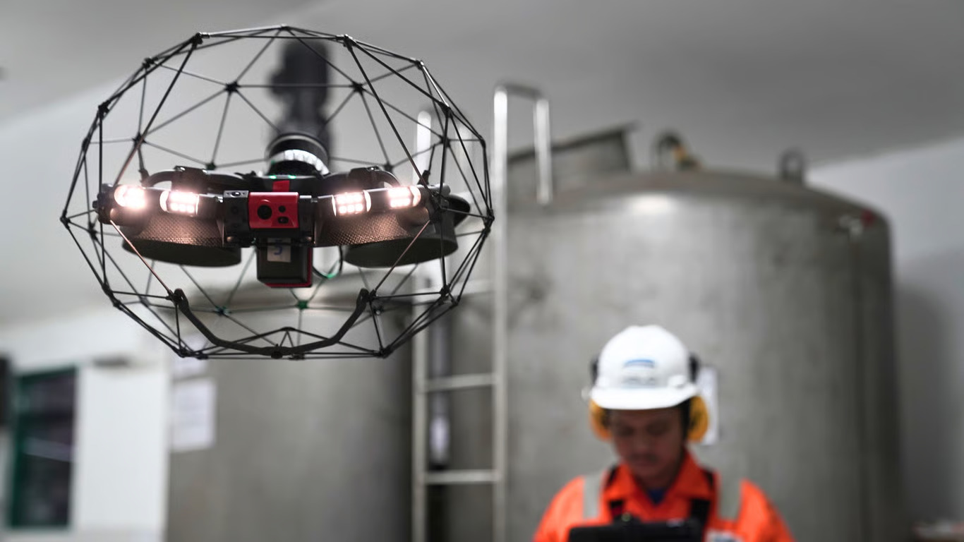 Drone untuk Inspeksi Ruang Terbatas. Foto : viralsumsel.com