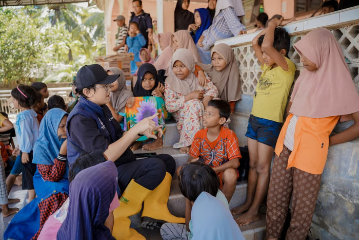 Employee Volunteering Grup MIND ID Dampingi Pemulihan Sumatra. Foto : viralsumsel.com