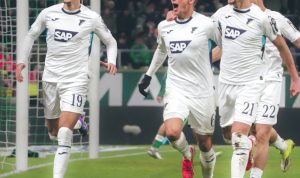 Hoffenheim-vs-Werder-Bremen-Bundesliga Bundesliga: Hoffenheim Bungkam Werder Bremen 2-0 Meski Bermain dengan 10 Pemain