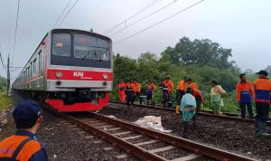 Jalur KA Tigaraksa Kembali Normal, KAI Pastikan Keselamatan Perjalanan Terjaga. Foto: viralsumsel.com