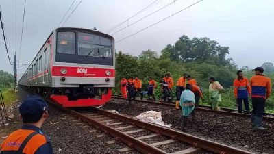 Jalur KA Tigaraksa Kembali Normal, KAI Pastikan Keselamatan Perjalanan Terjaga. Foto: viralsumsel.com