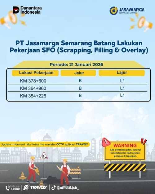 Layanan Prima dan Infrastruktur Andal, Tol Batang Semarang Jadi Pilihan Pengguna Jalan. Sumber : viralsumsel.com