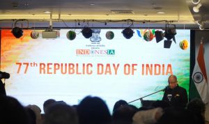 Kedutaan Besar India di Jakarta Peringati Hari Republik India ke-77 (Foto : viralsumsel.com) Kedutaan Besar India di Jakarta Peringati Hari Republik India ke-77 (Foto : viralsumsel.com)